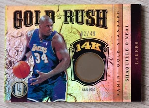 2011-12 Panini Gold Standard Shaquille O'neal Gold Rush 14K 02/49 !!! - Picture 1 of 4