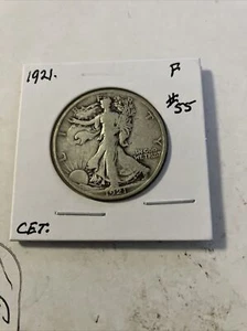 1921 walking liberty half - Picture 1 of 5