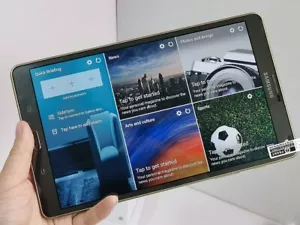 95%n ew Samsung Galaxy Tab S 8.4 LTE 16GB SM-T705 Android Titanium Bronze 8.4" - Picture 1 of 13