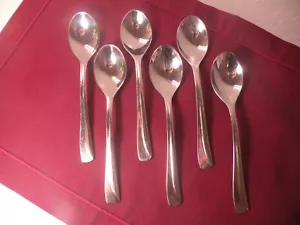 Set Of 6 Teaspoons J A Henckels Villa Bella Stainless Steel Flatware 6 1/2" - Picture 1 of 7