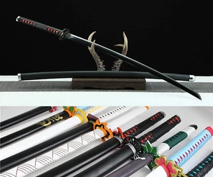 41" Metal Demon Slayer Kagura Kamado Tanjirou Samurai Sword Katana Series Anime - Picture 1 of 72