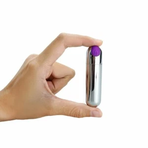 Rechargeable Silver Bullet Vibrator Clit Vibe Beginner Travel Sex Toys for Women - Picture 1 of 8