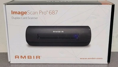 Ambir ImageScan Pro DS687 Card Scanner - New Open Box - Image 1 of 3