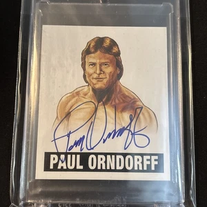 💪🏻 WWE WWF Mr. Wonderful Paul Orndorff 2012 LEAF Originals Auto 💪🏻 - Picture 1 of 2
