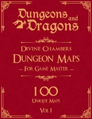 Yassine Talhi D Dungeons and Dragons Divine Chambers Dungeon Maps fo (Paperback) - Image 1 of 1