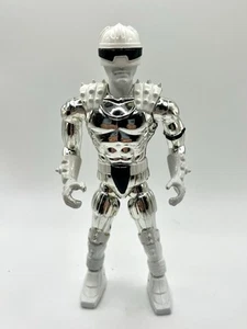 1991 Lanard Silver & White Atomic Ranger Action Figure - Vintage RARE - Bild 1 von 5