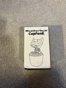 WeatherTech CupFone Universal Adjustable Cup Holder Car Mount - 8ACF1, Black - Photo 1 sur 4