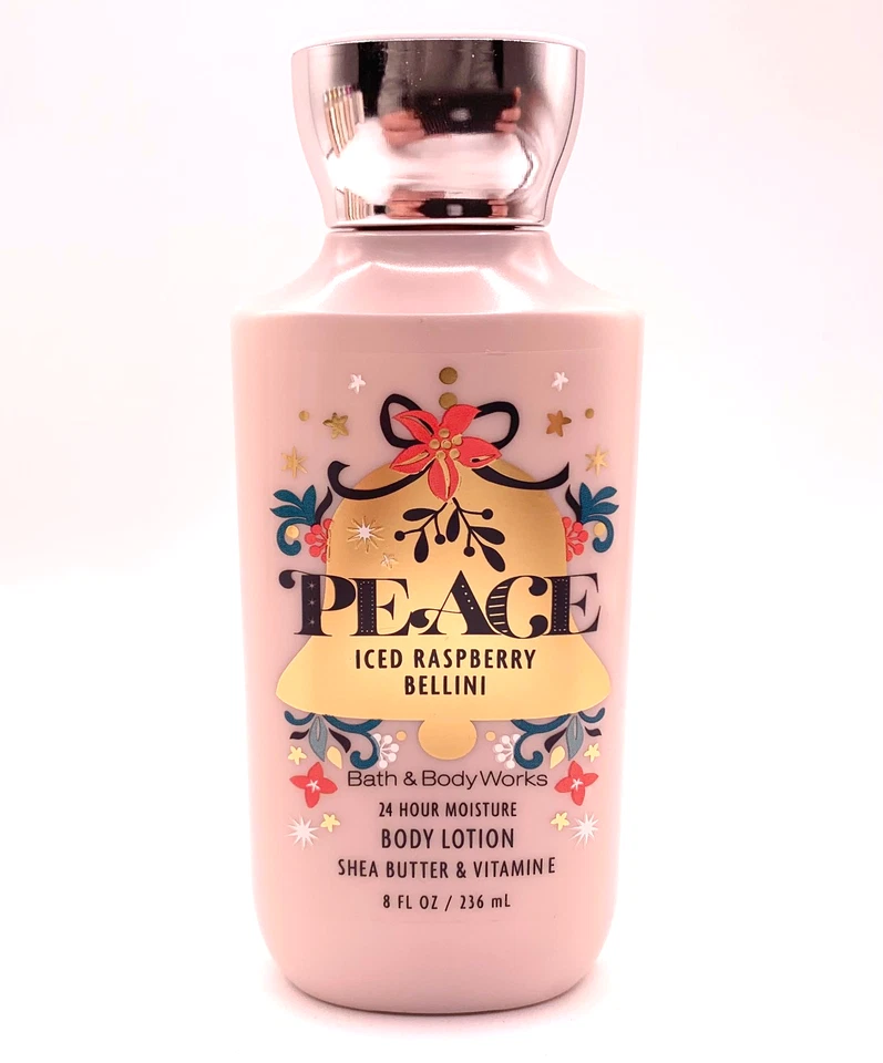 Bath & Body Works Loción Hidratante Paz Frambuesa Helada Bellini 8oz  Foto 1 de 1