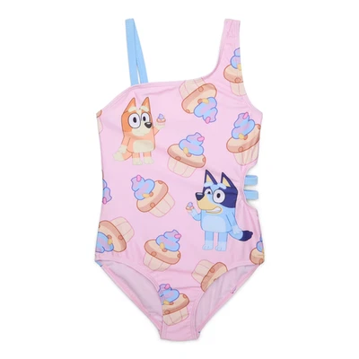Disney Bluey & Bingo Traje de Baño de Una Pieza Rosa Azul Cupcake Niñas Tú eliges la talla NUEVO Foto 1 de 4
