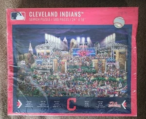 NEW & SEALED - MLB Cleveland Indians Joe Journeyman Search Puzzle; 500 Piece - Picture 1 of 6