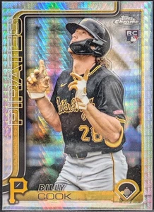 2025 Topps Chrome Prism Refractor Parallel #273 Billy Cook Pittsburgh Pirates - Bild 1 von 2