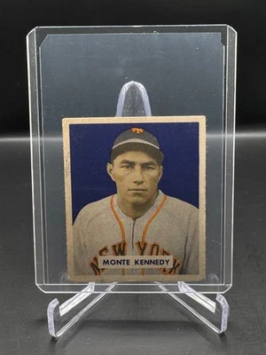 1949 BOWMAN!  MONTE KENNEDY!  RC!  NEW YORK GIANTS!  #237  VG-EX!  NO CREASES! - Image 1 of 2