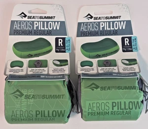 Set Of Two 2x Sea To Summit Premium Aeros Inflatable Air Pillows Regular G -NEW! - Picture 1 of 18
