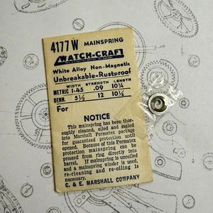 Watch-Craft Mainspring 4177W - 1,45 x 0,09 x 101/4" - 51/2 Denn - Bild 1 von 1