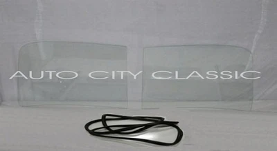 Vidrio y junta transparentes para parabrisas camioneta Chevy GMC 1947-1953 2 piezas sin cromo Foto 1 de 4