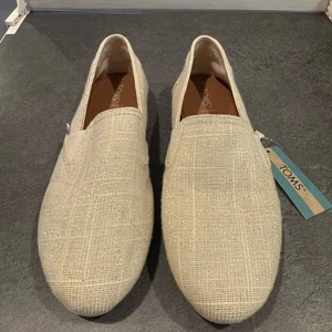 Zapatillas sin cordones TOMS para mujer talla 8 tostadas NUEVAS - Imagen 1 de 5