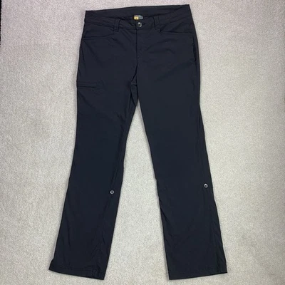 Eddie Bauer Women’s Size 12 Horizon Black Pant Convertible Stretch Outdoor - Image 1 of 4