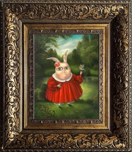 Bird-Catcher-2. Framed print on canvas - Picture 1 of 9