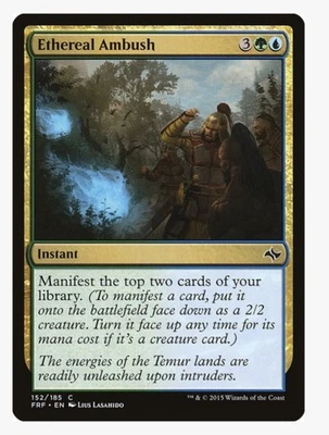​Ethereal Ambush | MTG FRF | Simic Manifest Morph Token Pauper EDH | LP - Image 1 of 3