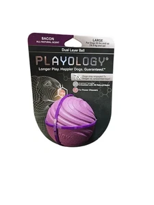 Juguete de tocino bola de doble capa Playology para perro, grande - Imagen 1 de 3