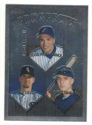 JEFF LIEFER/CHRIS TRUBY/JOSE FERNANDEZ RC 1999 Topps Chrome #434 ROOKIE ID:2808 - Image 1 of 2