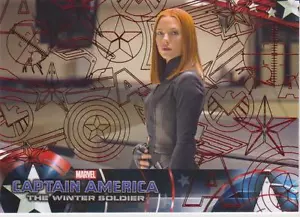 2014 Upper Deck Captain America Patriotic Red Foil #18 Captain America 55/99 - Imagen 1 de 2