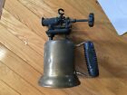Antique/Vintage TURNER BRASS WORKS Since 1871 Gas BLOW TORCH Marked Sycamore ILL