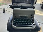 Antique Dark Grey W/Green Keys Remington Rand Super-Riter Typewriter