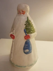 VINTAGE RUSSIAN USSR CHRISTMAS XMAS ORNAMENT - SANTA CLAUS (ДЕД МОРОЗ ) RARE - Picture 1 of 3