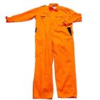 Scandia | Mens Size 48 Orange Scanrally Boiler Suit Coveralls Full Zip