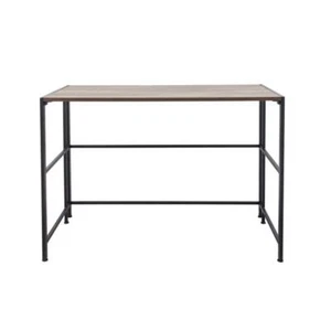 Flipshelf Foldable Desk 19.25"x40"x29" Woodgrain Composite Workstation Portable - Picture 1 of 4