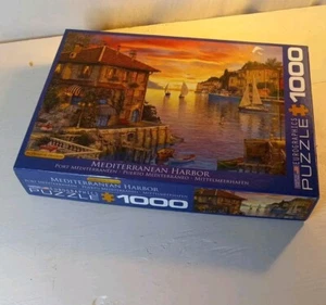 1000 Piece PUZZLE by Eurographics MEDITERRANEAN HARBOR - Dominic Davison - Picture 1 of 5