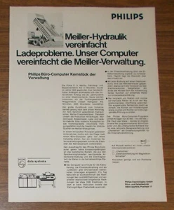 Seltene Werbung PHILIPS Büro-Computer - Vereinfacht Verwaltung 1970 - Picture 1 of 1