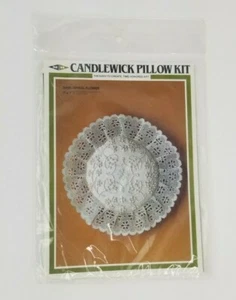 MH Candlewick Kit Cuscino 7” SA06 Fiore Spirale 7x7 Competi Sigillato. - Foto 1 di 2