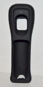 Nintendo Wii OEM Remote Controller Sleeve Silicone Rubber Grip Gel Black RVL-022 - Picture 1 of 2