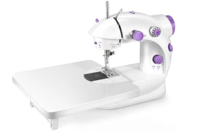 Máquina de coser portátil con mesa de extensión y luz con actualización - Imagen 1 de 7