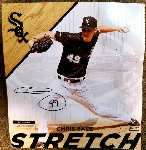 CHICAGO WHITE SOX SGA CHRIS SALE ACTION FIGURE "STRETCH!"  Brand new Cover