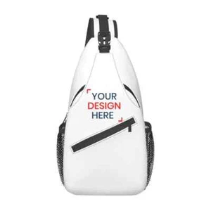 Custom Customize Sling Chest Bag Customized Your Design Here Shoulder Crossbody - Picture 1 of 17