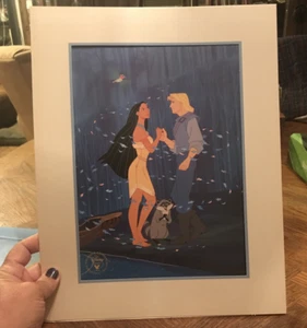 Pochahontas Lithographed Disney Stamped 1995 W/ Envelope Perfect Condition - Picture 1 of 8
