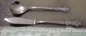 Vintage Japan Ecko Eterna Mary Graham Stainless (1) Sugar Spoon & (1) Spreader - Picture 1 of 3