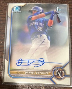 2022 Bowman Chrome Autograph * 1st ROOKIE * DANIEL VAZQUEZ * #CPA-DVZ - Bild 1 von 1
