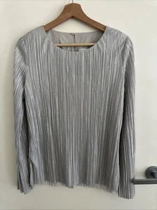 Witchery Blouse Stunning Silver Colour - Size S - BNWOT - Picture 1 of 6