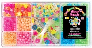 The Beadery 12 Compartment Bead Box-Glow Beads; 1200 Beads - Picture 1 of 1