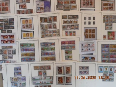 Colección moderna Cook Island MNH en Scott 2 páginas de publicación Foto 1 de 4