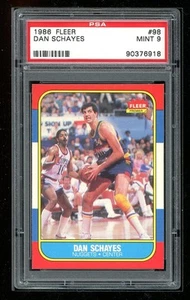 1986-87 Fleer #98 Danny Schayes PSA 9 - Picture 1 of 2