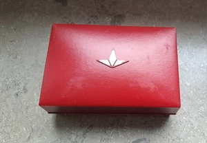 Vintage DUGENA Watch Box – Red Case with Logo, Collectible - Bild 1 von 8