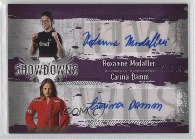 2010 Leaf MMA Showdowns Dual /25 Roxanne Modafferi Carina Damm Rookie Auto RC - Image 1 of 2