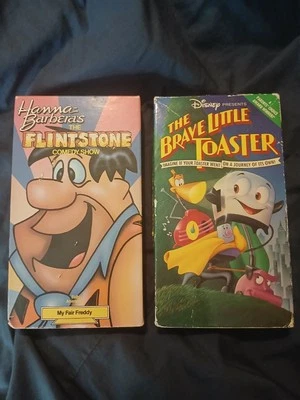 Disney's The Brave Little Toaster And Flintstones Vhs Movies - Image 1 of 4