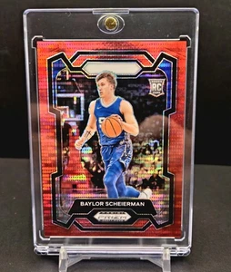 2024-25 Panini Prizm Draft Picks #68 Baylor Scheierman Red PulsarPrizm /299 RC - Picture 1 of 7