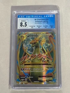 Pokemon Graded 8.5 M Charizard EX Full Art Evolutions 101/108 - Picture 1 of 2